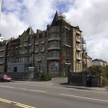Industrial scaffolding project in Taunton